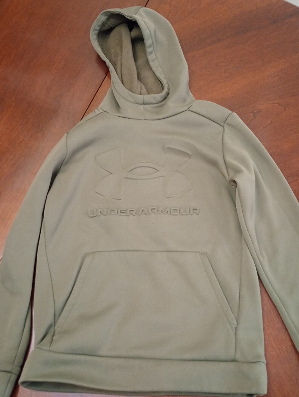 Under Armour Olive Green Pullover Hoodie
